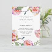 水彩フローラとドット結婚ズ 招待状 (スタンド正面)