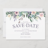 水彩フローラの招待 招待状 (正面)