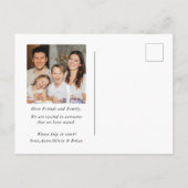 水彩フローラの移動新しいホーム写真の移動 案内ポストカード (裏面)