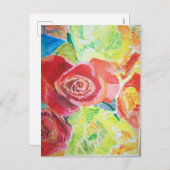 水彩フローラはがき シーズンポストカード (正面/裏面)