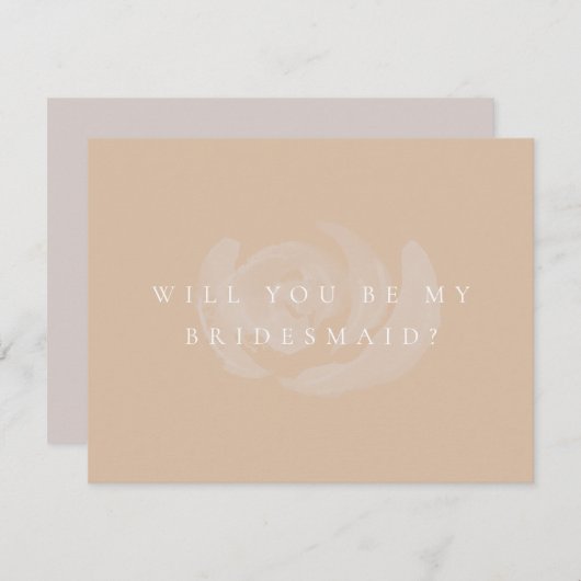 水彩フローラは私の花嫁カード セーブザデート (正面/裏面)