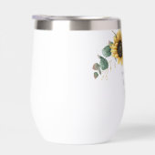 水彩フローラひまわり緑ブライダルシャワー (右面)