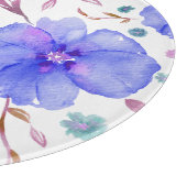 水彩フローラまな板 – ギフ芸術的ト カッティングボード (角)