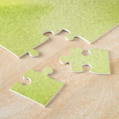 水彩フローラアイリスパープルグリーン ジグソーパズル (側面)