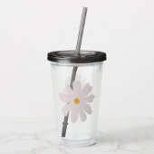 水彩フローラアクリル製タンブラー アクリルタンブラー (裏面)