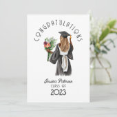 水彩フローラアフリカンガールおめでとう (スタンド正面)