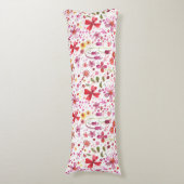 水彩フローラアートパタモダンーン ボディピロー (正面縦)