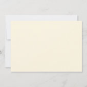 水彩フローライエローマカロンメルチ/ありがとう ノートカード (裏面)