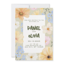 水彩フローライラストレーション結婚ズ