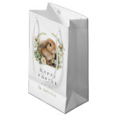 水彩フローライースターバニースモール抱き枕 スモールペーパーバッグ (正面アングル)