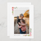 水彩フローライースター写真 シーズンカード (正面/裏面)