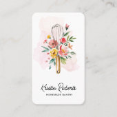 水彩フローラウィスクベーカリー名刺 名刺 (正面)