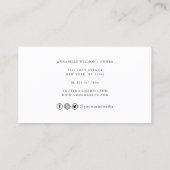 水彩フローラウィスクベーカリー名刺 名刺 (裏面)