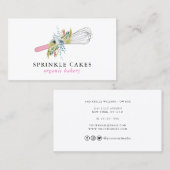水彩フローラウィスクベーカリー 名刺 (正面/裏面)