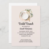 水彩フローラウェディングシャワーブライダルシャワー 招待状 (正面/裏面)