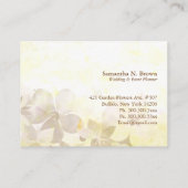 水彩フローラウェディングプランナー 名刺 (裏面)