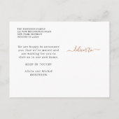 水彩フローラエレガントシック 案内ポストカード (裏面)