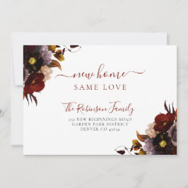 水彩フローラエレガントシック 案内状