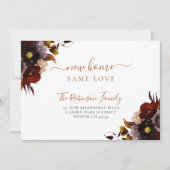 水彩フローラエレガントシック 案内状 (正面)