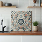 水彩フローラエレガント春デザイン タイル