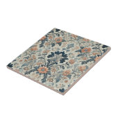 水彩フローラエレガント春デザイン タイル (側面)