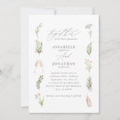 水彩フローラエレガント素朴なかわいらし花 (正面)