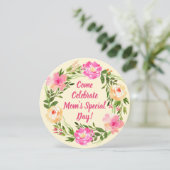 水彩フローラカスタム招待状 招待状 (スタンド正面)