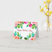 水彩フローラカスタム枠 カード (黄色い花)