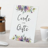 水彩フローラカードとギフト 台座サイン (インサイチュ)