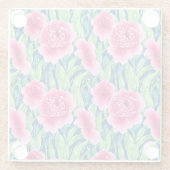 水彩フローラガラスコースター ガラスコースター (裏面)