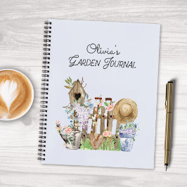 水彩フローラガーデニングツールガーデンジャーナル ノートブック