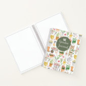 水彩フローラガーデニングツールガーデンジャーナル ノートブック (内部)