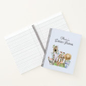 水彩フローラガーデニングツールガーデンジャーナル ノートブック (内部)