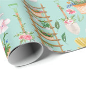 水彩フローラガーデニングツールガーデン ラッピングペーパー (ロールコーナー)