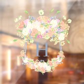 水彩フローラガーデンパーティークレスト ウィンドウサイン (シート2)