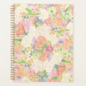 水彩フローラガーデンパーティークレスト プランナー手帳 (正面)