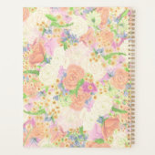 水彩フローラガーデンパーティークレスト プランナー手帳 (裏面)