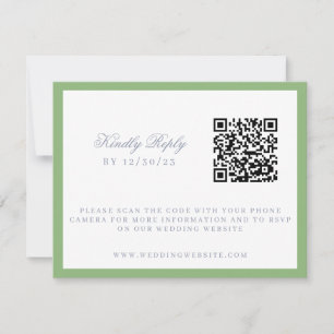 水彩フローラガーデンパーティー結婚クレスト 出欠カード