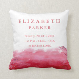 水彩フローラガーデンベビー統計枕 クッション