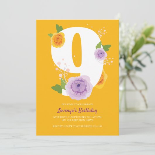 水彩フローラガーデン9thバースデーパーティー セーブザデート (スタンド正面)