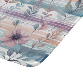 水彩フローラキッチンデコール カッティングボード (角)