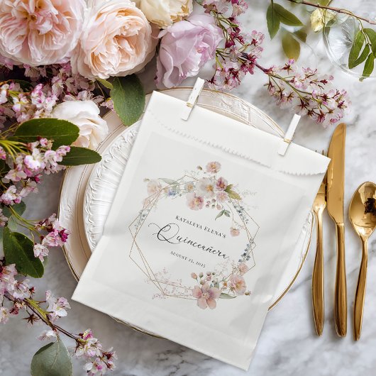 水彩フローラキンセアニェラ フェイバーバッグ