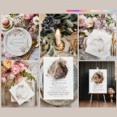 水彩フローラキンセアニェラ ラウンドシール