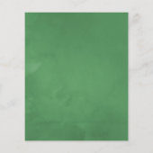 水彩フローラクリスマスジオメト結婚リ チラシ (裏面)