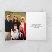 水彩フローラクリスマスパーティー写真 招待状 (内部)