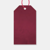 水彩フローラクリスマス ギフトタグ (裏面)