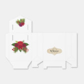 水彩フローラクリスマス フェイバーボックス (折り畳みなし)