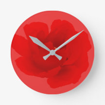 水彩フローラクリムゾンレッド牡丹