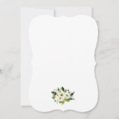 水彩フローラグリーンブライダルシャワーB 招待状 (裏面)