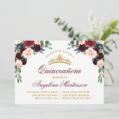 水彩フローラグリーンリーキンセアニェラパーティー 招待状 (スタンド正面)